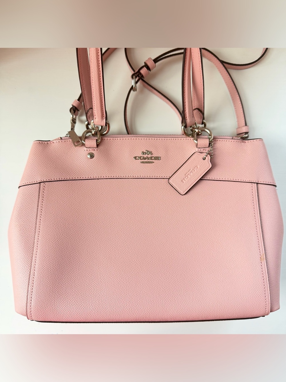 Coach Brooke Carryall Blush pink F25397